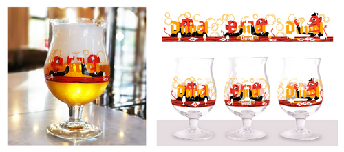 "Winking Lizard" 2019 Fine Art Glass-Duvel